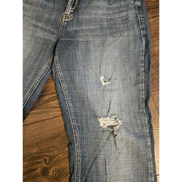 Cosmic Blue Love Straight Leg Skinny Stretch Jeans - Picture 3 of 6